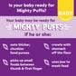 Plum Organics Mighty Puffs Organic Baby Food - Beet And Strawberry - 1.85 Oz Canister (Pack Of 6) - Ancient Grains And Chickpea