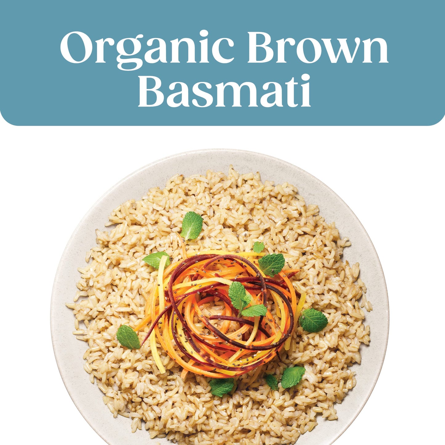 SEEDS OF CHANGE Organic Brown Basmati Rice, 8.5 OZ Pouch, Natural