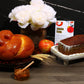 Rosh Hashanah Gifts | Food Gift Baskets Includes [1] Traditional Kosher Round Challah & a Honey Cake | High Holiday Gift | Koshe