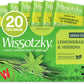 Wissotzky Lemongrass & Verbena Green Tea, 20 Tea Bags | Soothing Aroma | Antioxidant Rich | Refreshing Green Tea Bags
