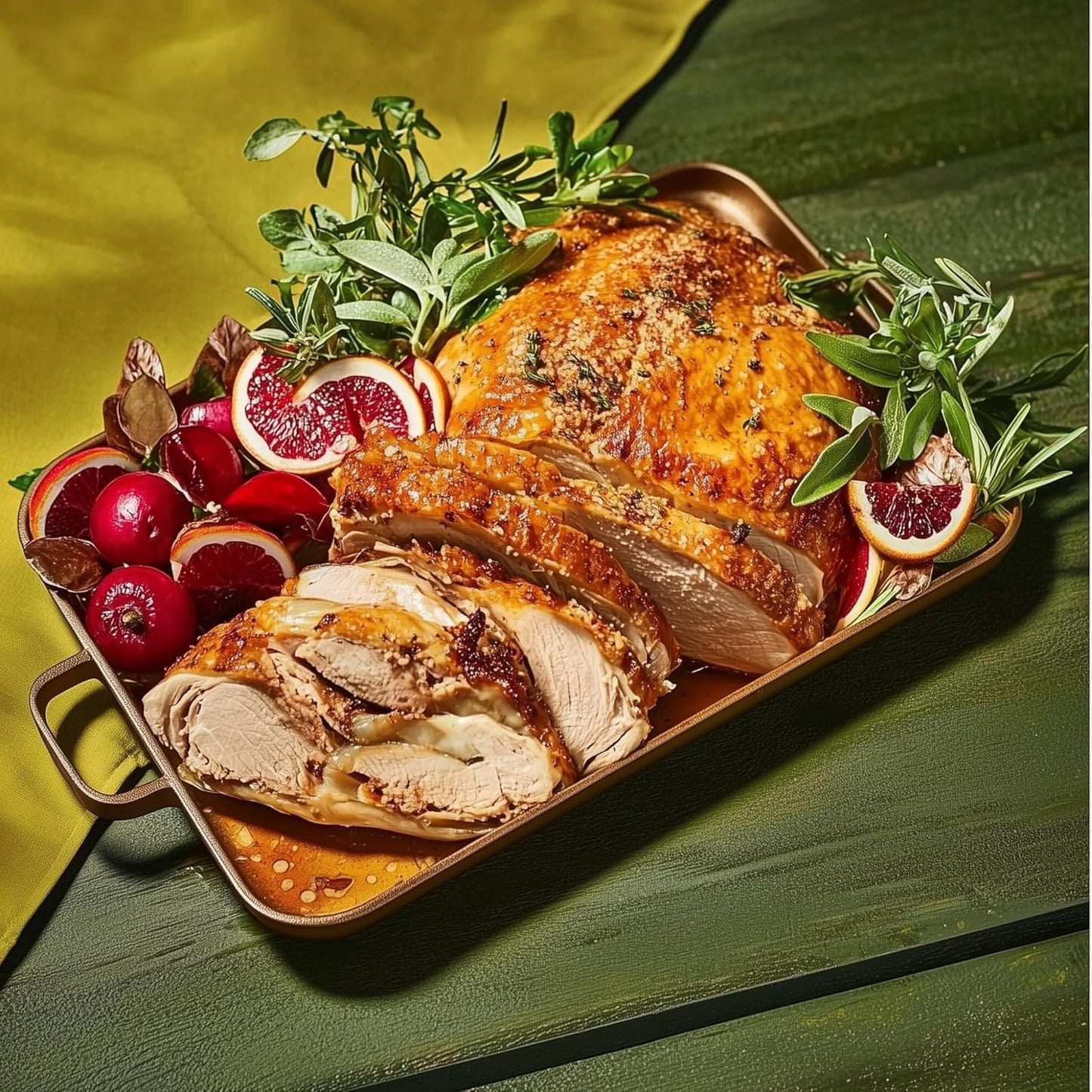 Creole Food Turducken (Boudin, 14lb) - Gourmet Stuffed Poultry Delight - Pre-Seasoned and Ready for Cooking to Simplify Your Hol