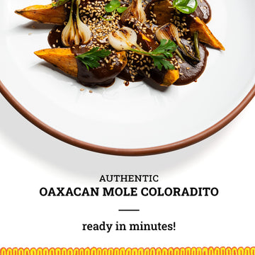 Ya Oaxaca Mole Sauce Coloradito - Mild Spice - Vegan, Gluten Free - 12oz (3pk)