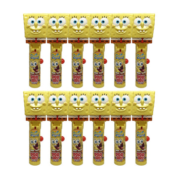 Pop Ups! Spongebob Squarepants Lollipop Holder | Collectable Spongebob Toy Lollipop Case | Party Favors For Halloween, Goodie Ba