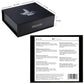 Creano Blooming Tea Set, 6pcs Flowering Tea, Black & White in Elegant Magnetic Box with Silver Embossing