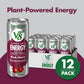 V8 +ENERGY Sparkling Black Cherry Juice Energy Drink, Pack of 12 (11.5 Fl Oz)