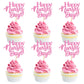 Ercadio 24Pcs Nurse Cupcake Toppers Happy Nurse Day Nursing School Graduation Cupcake Picks Thank You for Medical Nurse Themed B