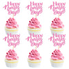 Ercadio 24Pcs Nurse Cupcake Toppers Happy Nurse Day Nursing School Graduation Cupcake Picks Thank You for Medical Nurse Themed B