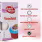 Bakers Choice White Fondant Icing - 4 oz - Easy to Use Cake Decorating Frosting - Dairy Free, Nut Free
