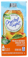 Crystal Light Sugar-Free Peach Mango Drink Mix, 10 On-the-Go Packets, 0.7 Ounce