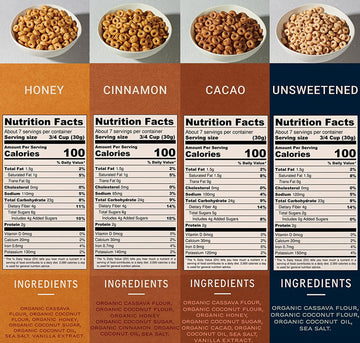 Lovebird Gluten Free Cereal - Organic Grain Free Cereals Paleo Aip Dairy Free Keto Friendly No Refined Sugar Healthy Snacks For