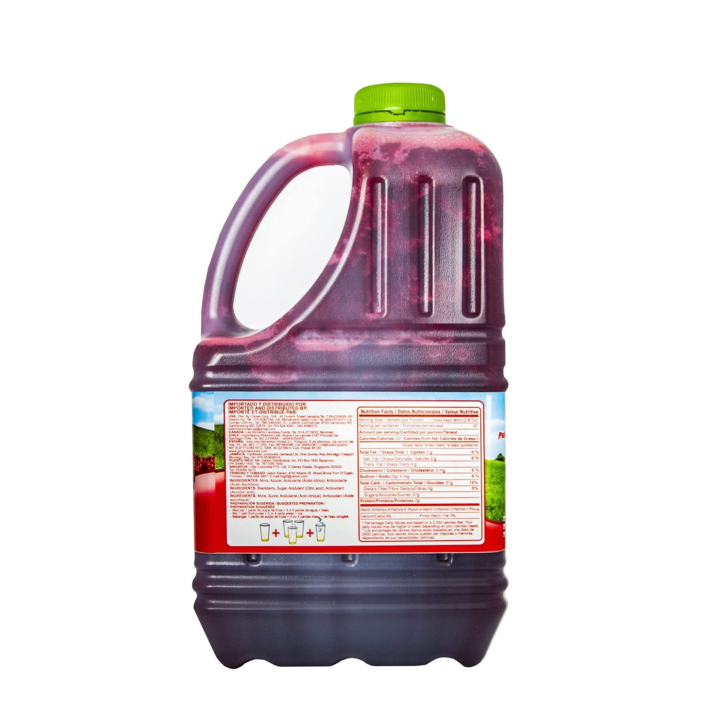 Canoa Fruit Pulp - Made With Real Fruit - 64 Fl Oz - Make Juices, Cocktails, Desserts, And More - Choose From Many Flavors - Pas