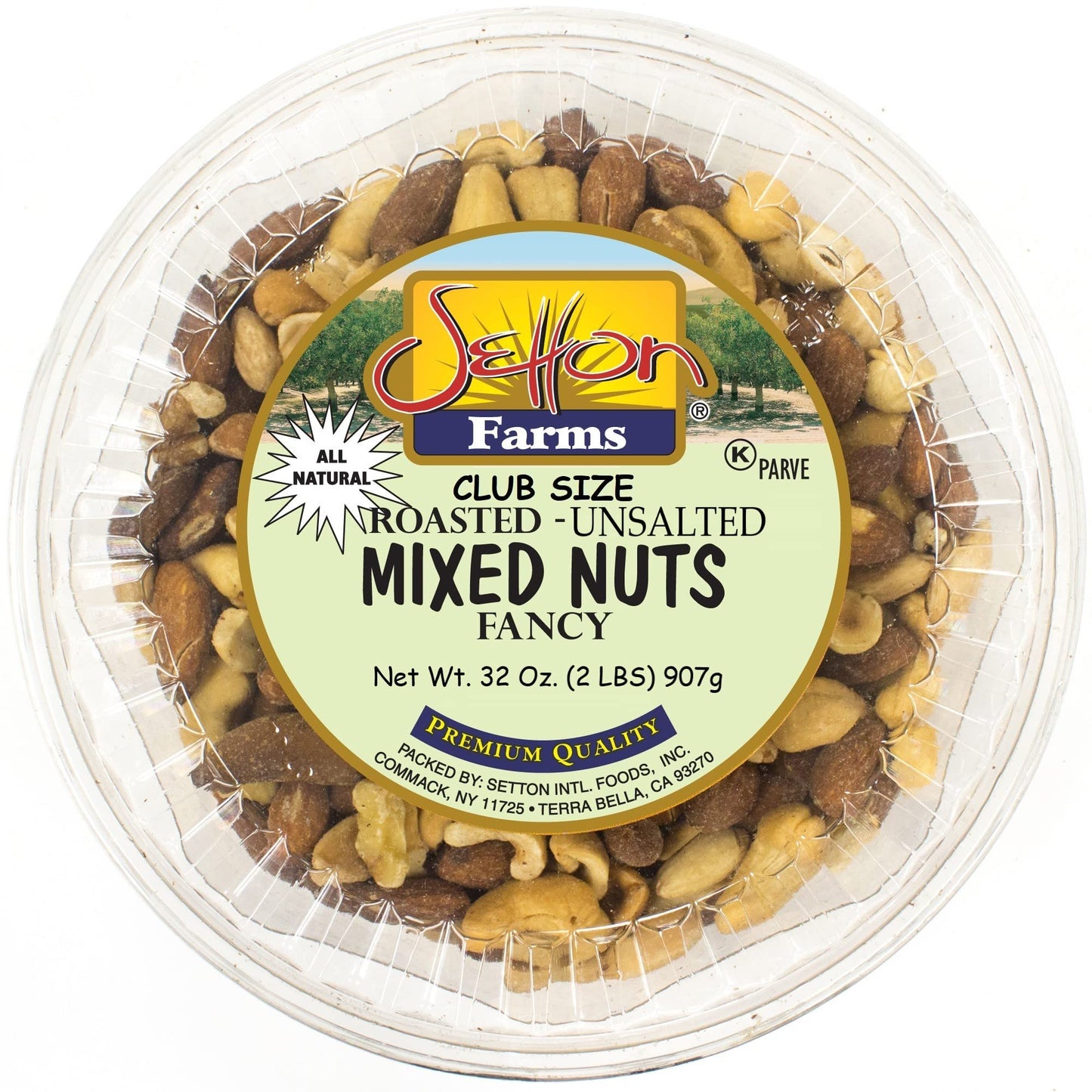 Fancy Deluxe Mixed Nuts Roasted Unsalted | Non-GMO | Premium Quality | Bulk Value Size 32 Oz. (2 Lb.)