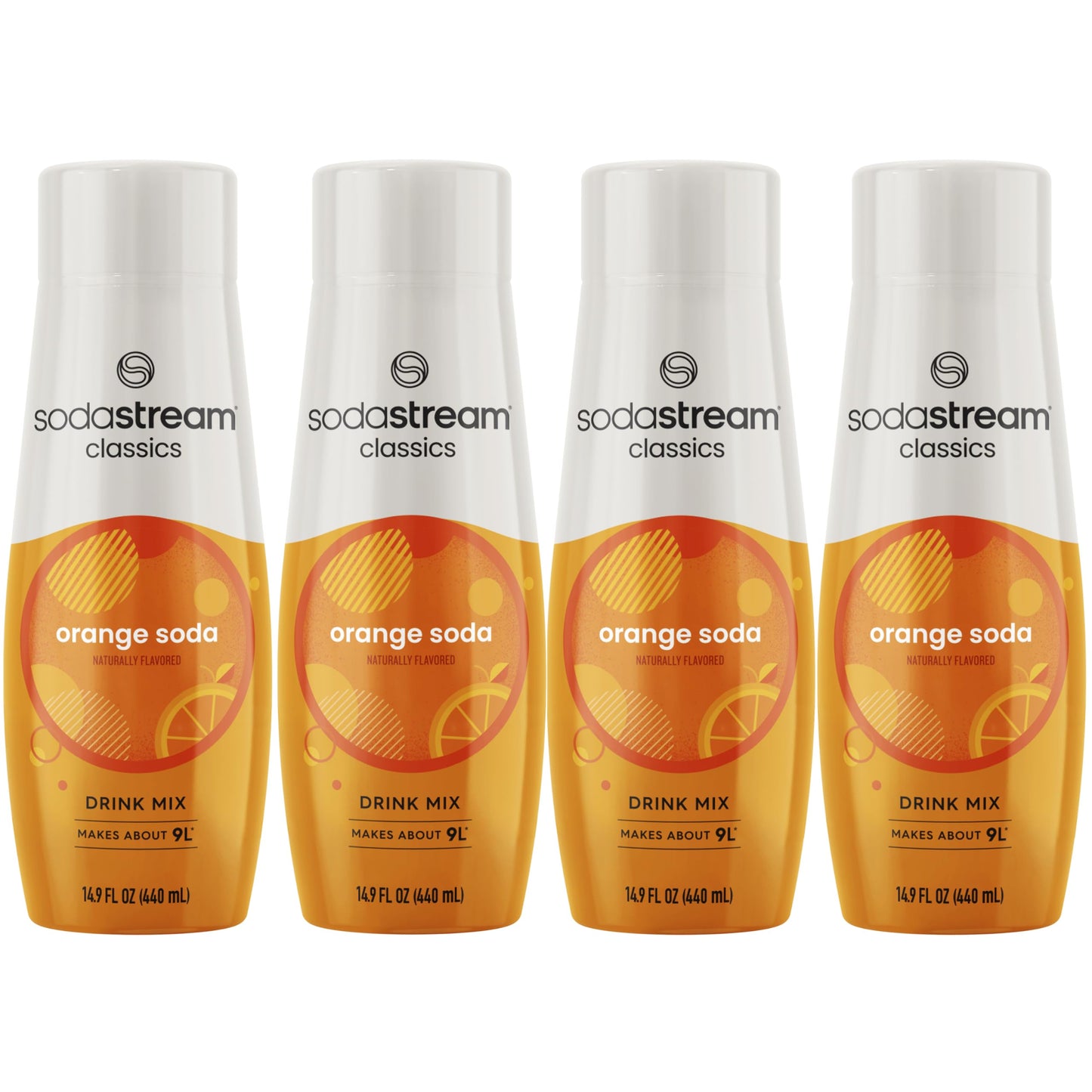 Sodastream Orange, 440Ml 4-Pack
