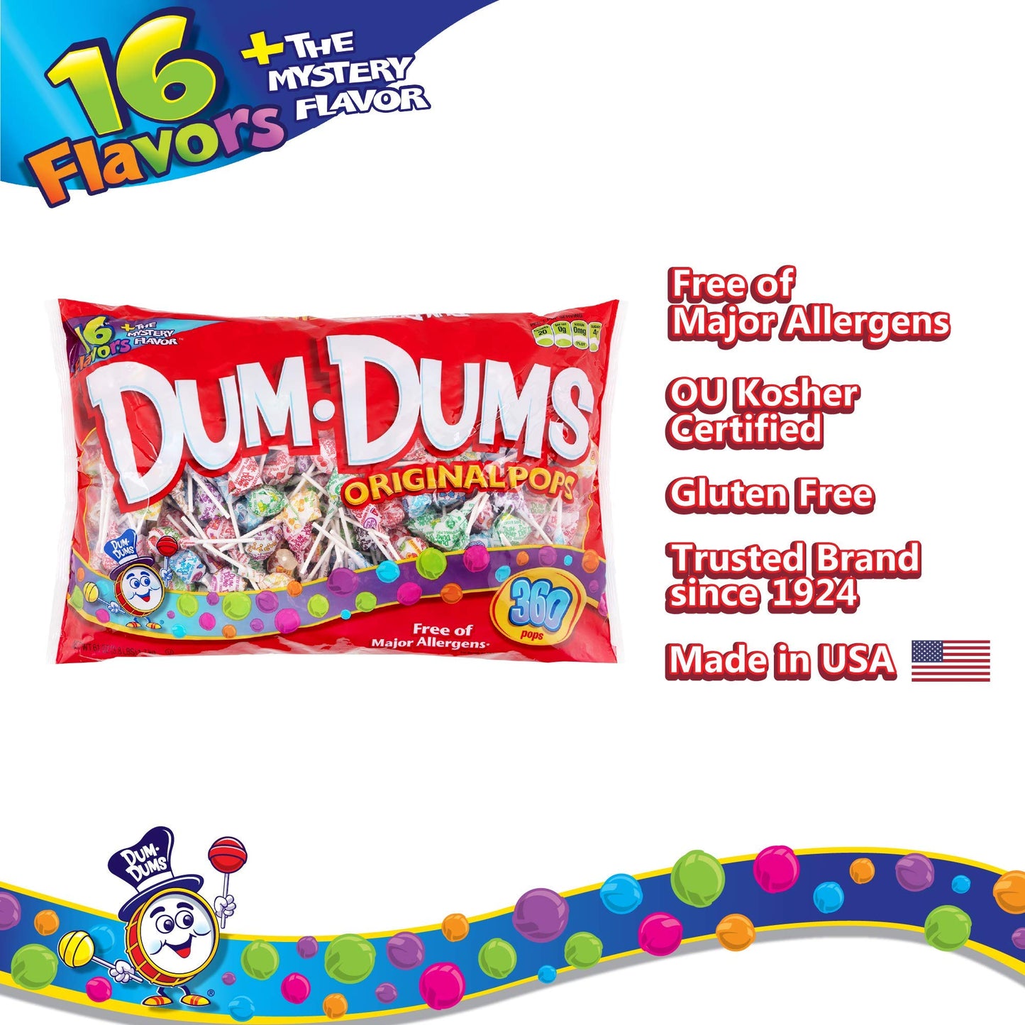 Dum Dums 360 Count Bag