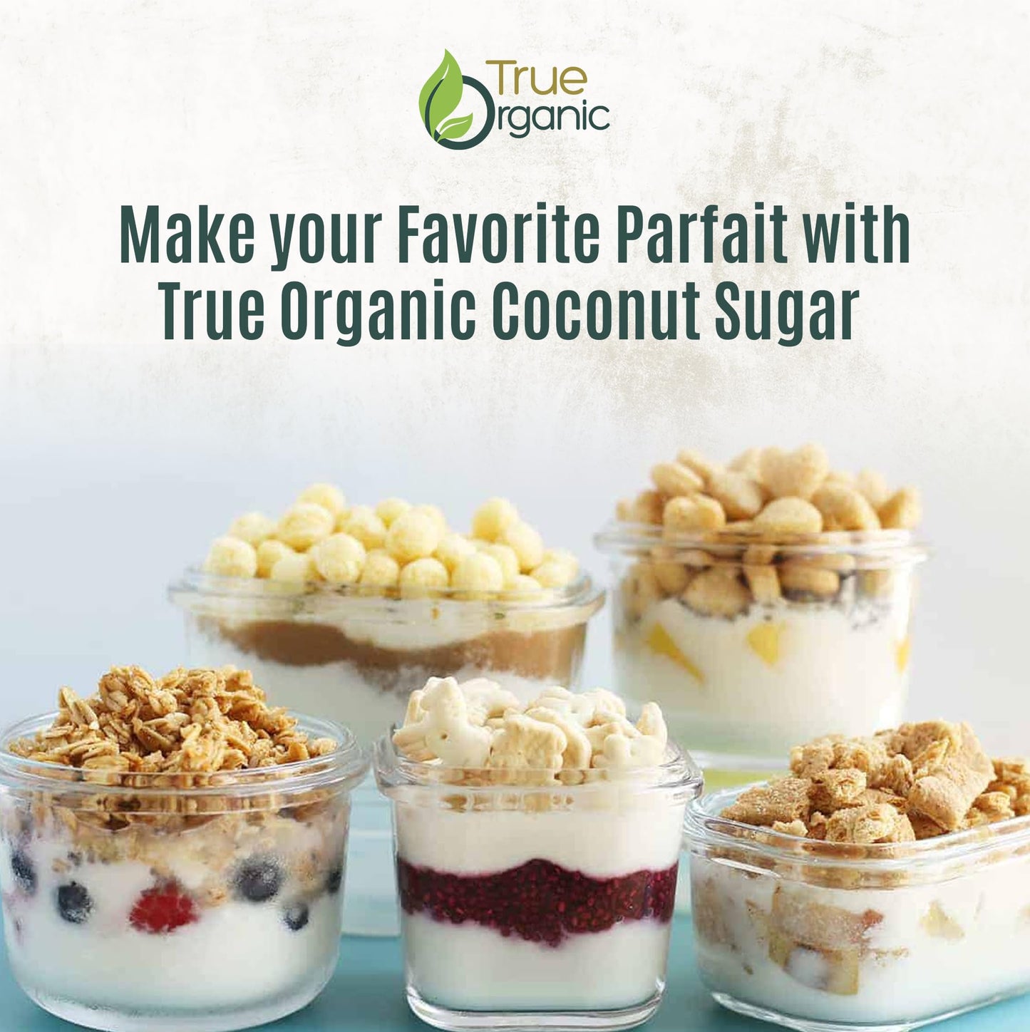 True Organic Coconut Sugar - Certified Organic, USDA & Kosher, 32 Ounce