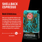 Fire Department Coffee - Gives Back To Firefighters - Bold & Smooth Shellback Espresso Coffee Beans - Roasted In The Usa - Premi