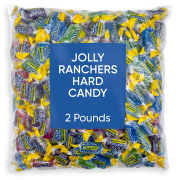 Jolly Ranchersassorted Fruit Flavored Hard Candy - 2 Pounds Of Approx 150 Hard Candy Individually Wrapped -Bulk Jolly Ranchersmi