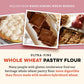 Sunrise Flour Mill Organic Whole Wheat Pastry Flour - 80 oz | Milled from White Sonora, No Additives, Easily Digestible