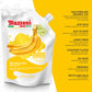 Banana Mix Puree, No Sugar Added, Real Fruit For Smoothies, Drinks, Cocktails, Fruit Juice - 2.2 Lb. Convenient Pouch, Mazzoni,