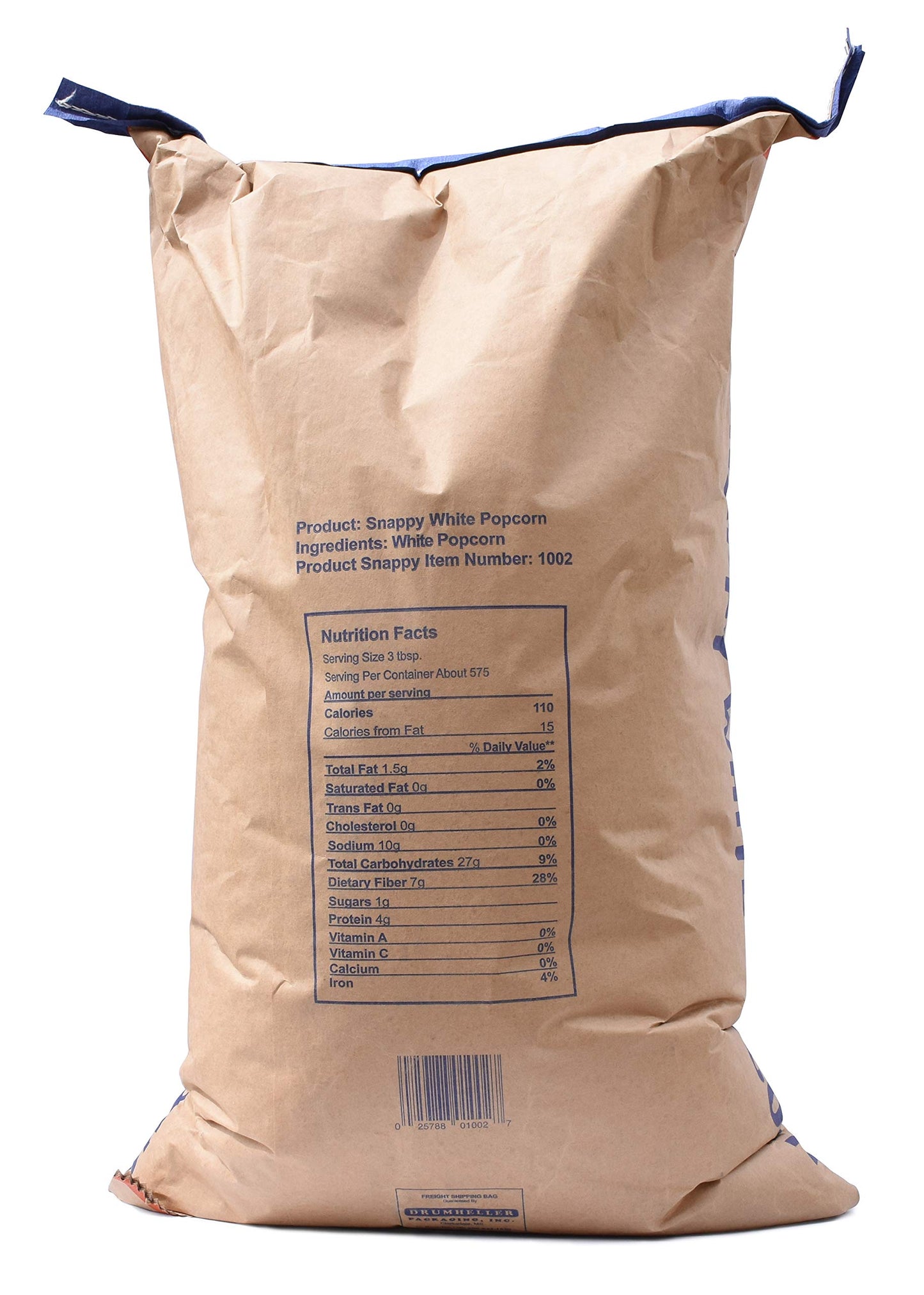SNAPPY White Popcorn Kernels, 50 Lb Bag, Pack of 1