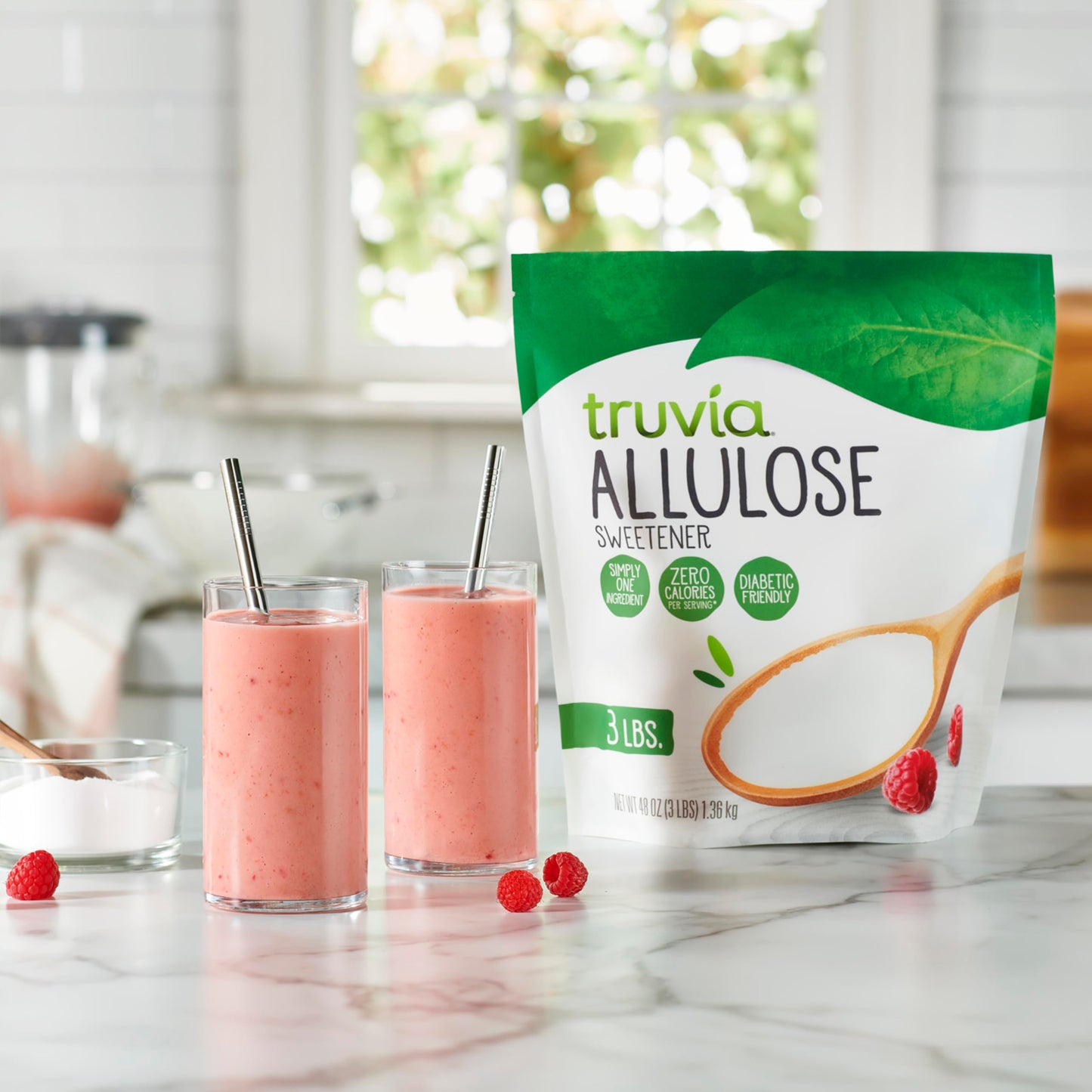 Truvia Allulose Sweetener, Calorie-Free Sugar Substitute, 48 Ounce Bag