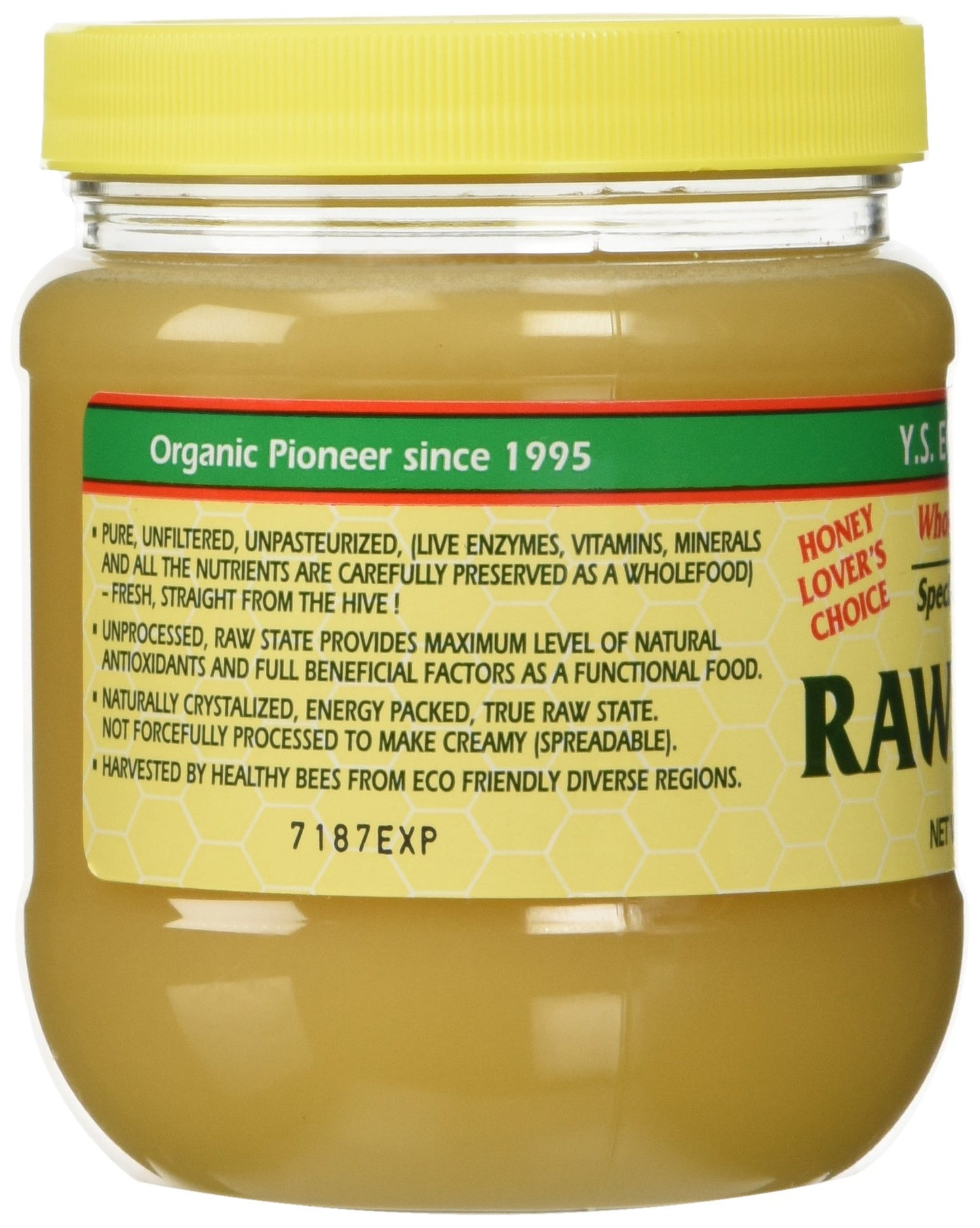 Ys Organic Bee Farms Honey (Raw) 14 Oz. Pack Of 2