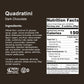 Loacker Quadratini Dark Chocolate Wafer Cookies Large - 30% Less Sugar - Premium Crispy Bite Size Wafers - Non-Gmo - Large Pack Of 6