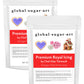 Global Sugar Art Premium Royal Icing Mix White, 15 Ounces By Chef Alan Tetreault - 2 Pack