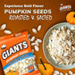 Giants Pumpkin Seeds - Pumpkin Seeds In Shell, Pumpkin Seeds To Eat, Roasted And Salted, Whole Pumpkin Seeds With Shell, High Pr