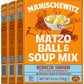 Manischewitz Reduced Sodium Matzo Ball & Soup Mix 4.5Oz (3 Pack), Kosher For Passover, No Artificial Colors Or Preservatives