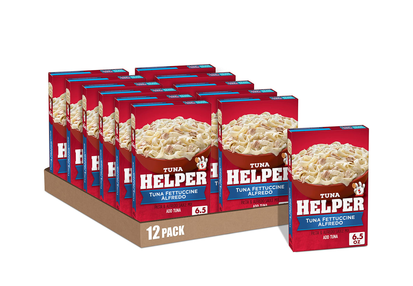Tuna Helper Fettuccine Alfredo Pasta, 6.5 Ounces, 12 per Case.