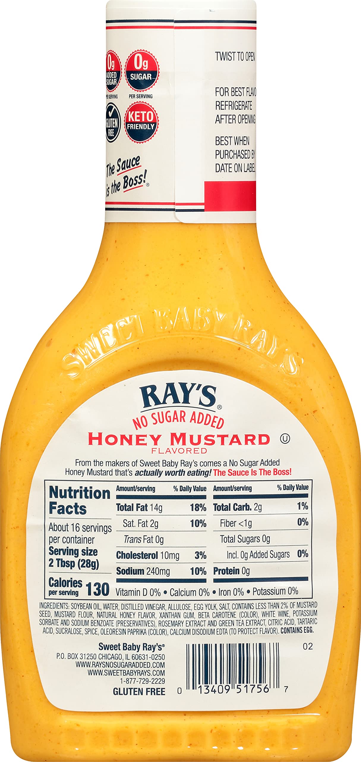 Sweet Baby Ray'S Variety Bbq Sauce Set - Honey Mustard, Original, And Sweet & Smoky - 18 Oz Bottles, Pack Of 3 For Flavorful Gri