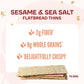 Wasa Sesame & Sea Salt Flatbread Thins  ers, Non-GMO, 6.7 oz (Pack of 10)