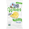 Cape Cod Potato Chips, Wavy Cut Less Fat Sea Salt Kettle Chips, 7.5 Oz