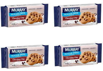 Generic Murray. Sugar Free Cookies - Chocolate Chip - 8.8 Oz Tray - Pack of 4