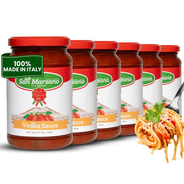 La San Marzano Vodka Sauce, All Natural, Non-GMO, Gluten Free, 13 oz, Pack of 6
