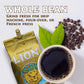 Lion Coffee 24K Gold Roast 100% Kona Whole Bean Coffee, Medium-Light Roast, 7 Ounce Bag