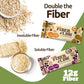 Nugo Fiber Dlish Peanut Chocolate Chip, 12G High Fiber, Vegan, 160 Calories, 16 Count