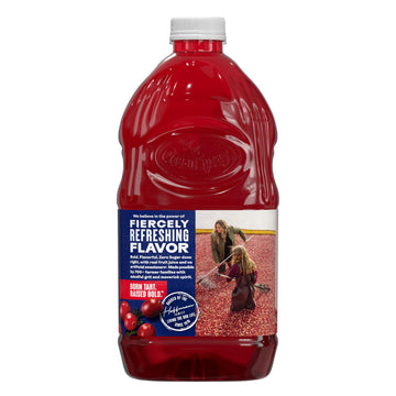 Ocean Spray ZERO Sugar Cranberry Juice Drink, Sweetened with Stevia, 64 Fl Oz Bottle