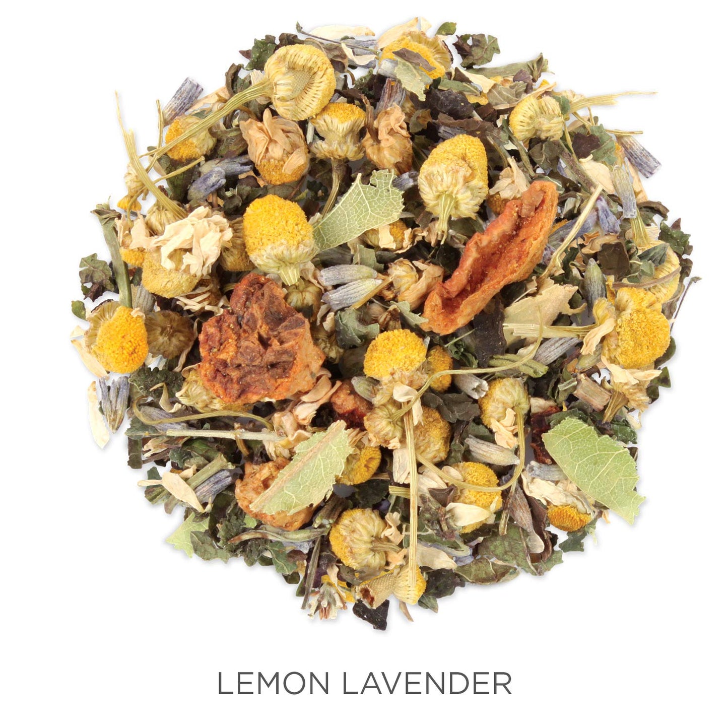 Tea Forte Lemon Lavender Organic Herbal Tea, Loose Tea Canister Makes 35-50 Cups, Lotus Organic Tea, 1.41 Ounces