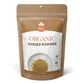 Spicy Organic Ginger Root Powder - 4 Oz. - Freshly Ground From Raw, Indian Ginger, Dried Spice For Baking, Beverages And Cooking