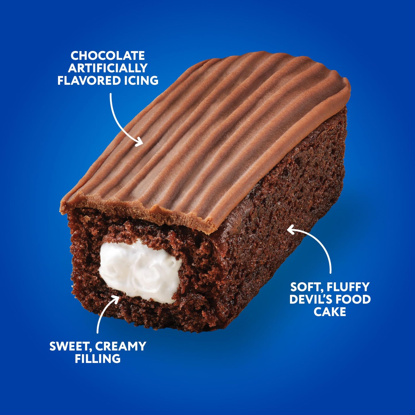 Hostess Devils Food Zingers, 12.7 Oz, 10 Count