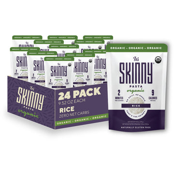 It'S Skinny Organic Orzo Pasta - Rice Shaped Pasta Pre-Cooked Konjac Noodles Pasta, Low Carb & Low Calorie High Fiber, Sugar Fre