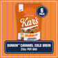Kars Nuts Dunkin Caramel Cold Brew Mixed Nuts - Sweet Candy-Coated Nuts Mix, 20oz Resealable Pouch (Pack of 6) - Sweet Snacks fo