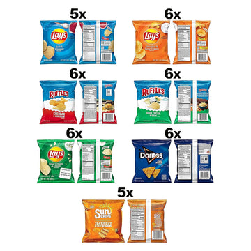Frito-Lay Tangy Favorites Mix Variety Pack, 1 Ounce (Pack of 40)