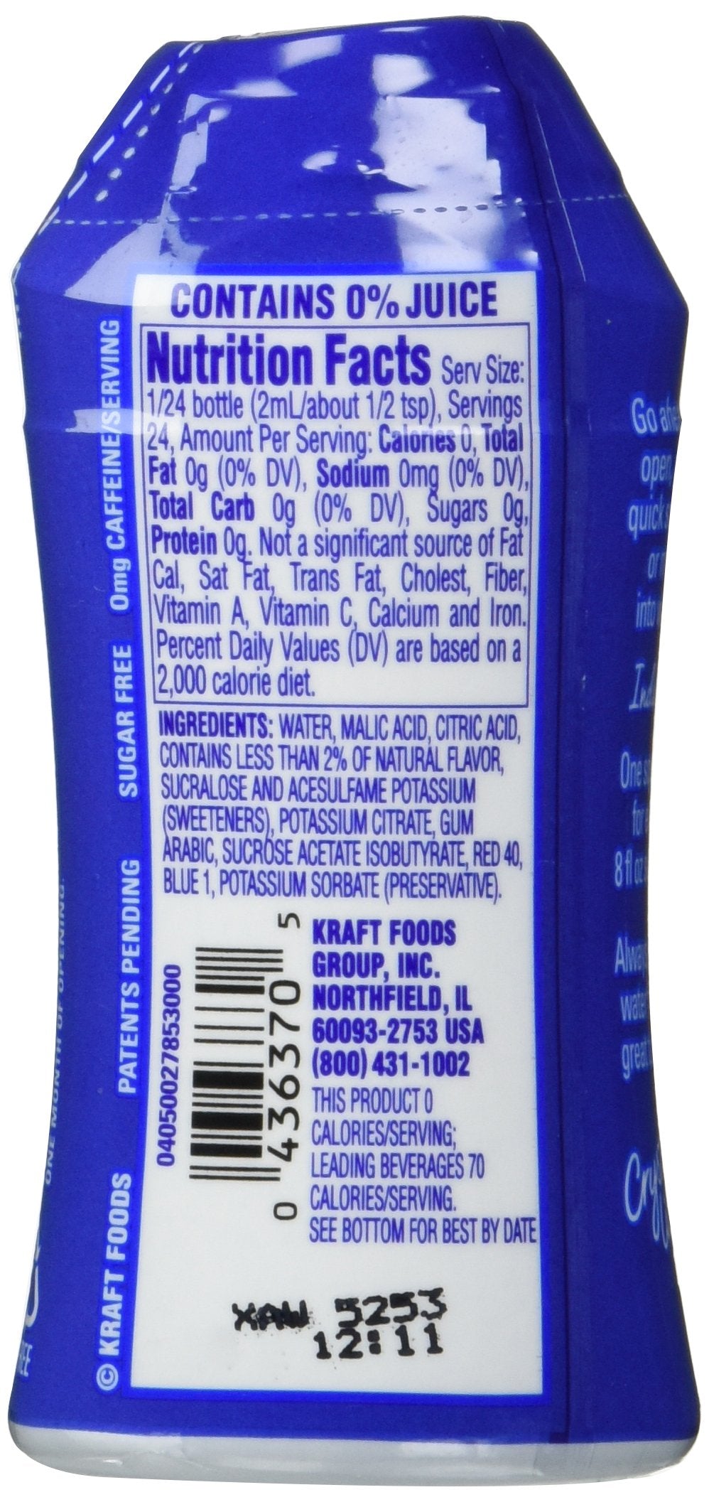 Crystal Light - Liquid Variety (Blueberry Raspberry (Pack Of 4))
