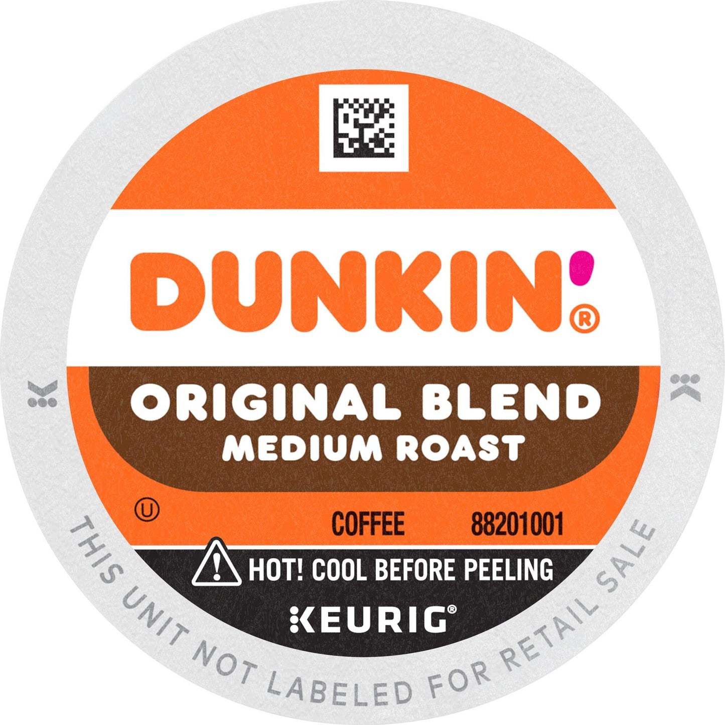 Dunkin Donuts K-Cup Pods, Medium Roast Original Blend, 10 Count, 1 Pack