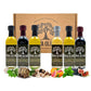 Viva Oliva Six 60Ml (2Oz) Variety Gift Set - Premium Flavored Extra Virgin Olive Oils (Tuscan Herb, Basil, Mushroom & Sage) And