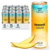 Drink Your Meditation Moment Botanical Soda Soft Drink - Mango Glow, 0 Sugar, 0 Caffeine, 11.5 Fl Oz (Pack of 12)