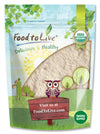 Food to Live Organic White Quinoa Flour, 2 Pounds - Non-GMO, Fine Ground Whole Grains, Vegan Meal, Kosher, Bulk Powder. Good Sou